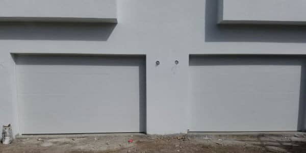 Garage Door Solutions Miami, Flush Panel Garage Door White